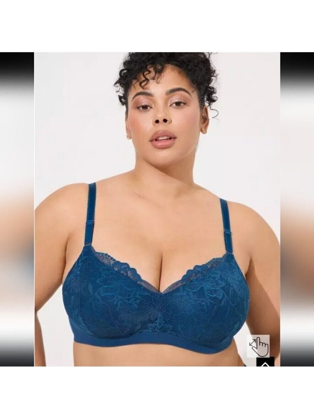 NWT TORRID | Dream Wirefree Bra Teal Blue Green Sz 46DD